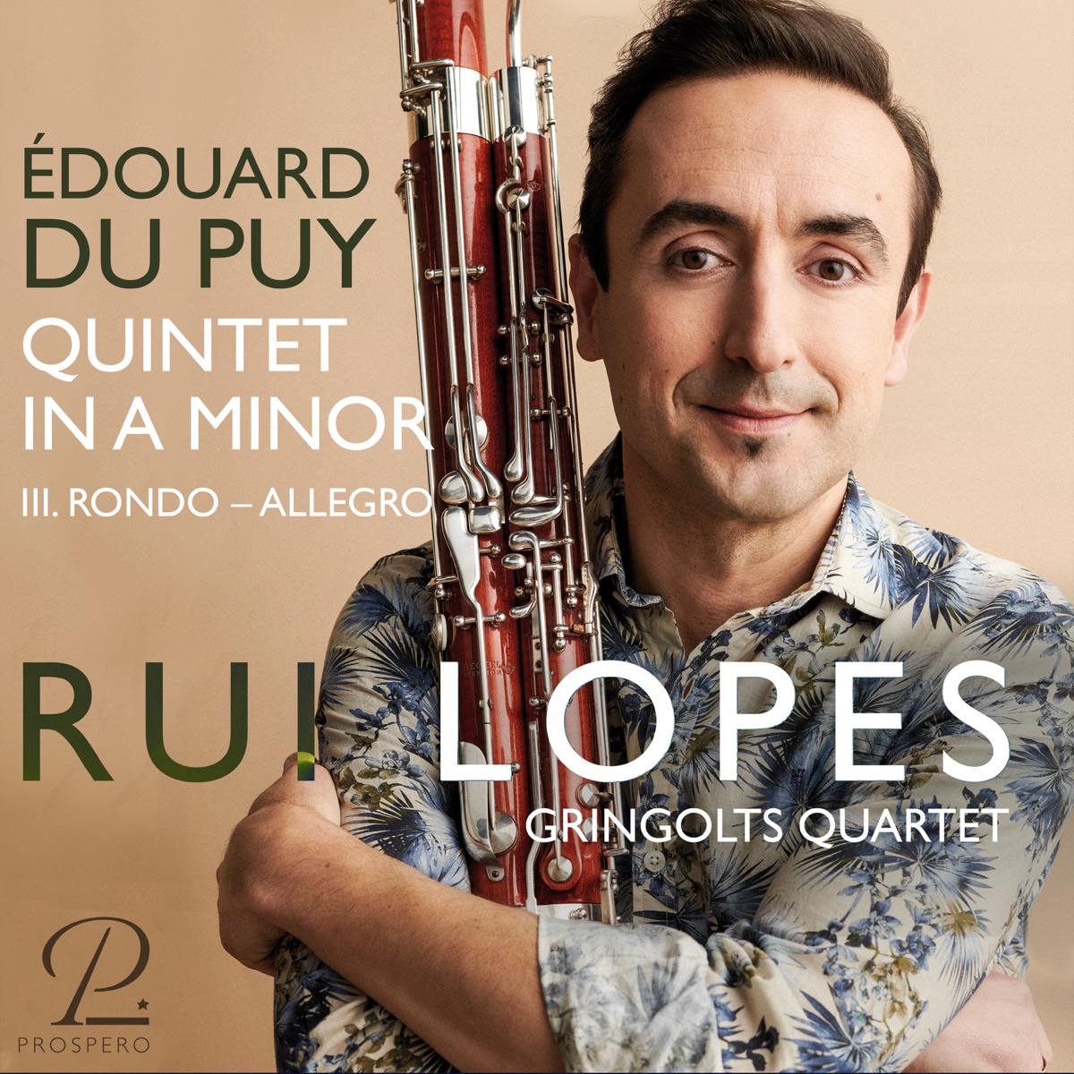 Édouard Du Puy: Quintet in A Minor for Bassoon and String Quartet: III. Rondo-Allegro - Single by Rui Lopes & Gringolts Quartet album cover
