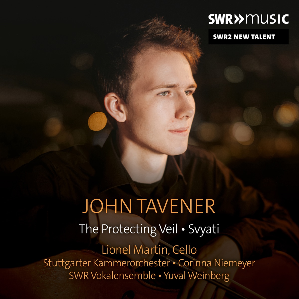 Lionel Martin Performs Tavener by Lionel Martin, Stuttgart Chamber Orchestra, Corinna Niemeyer, Yuval Weinberg & SWR Vokalensemble album cover