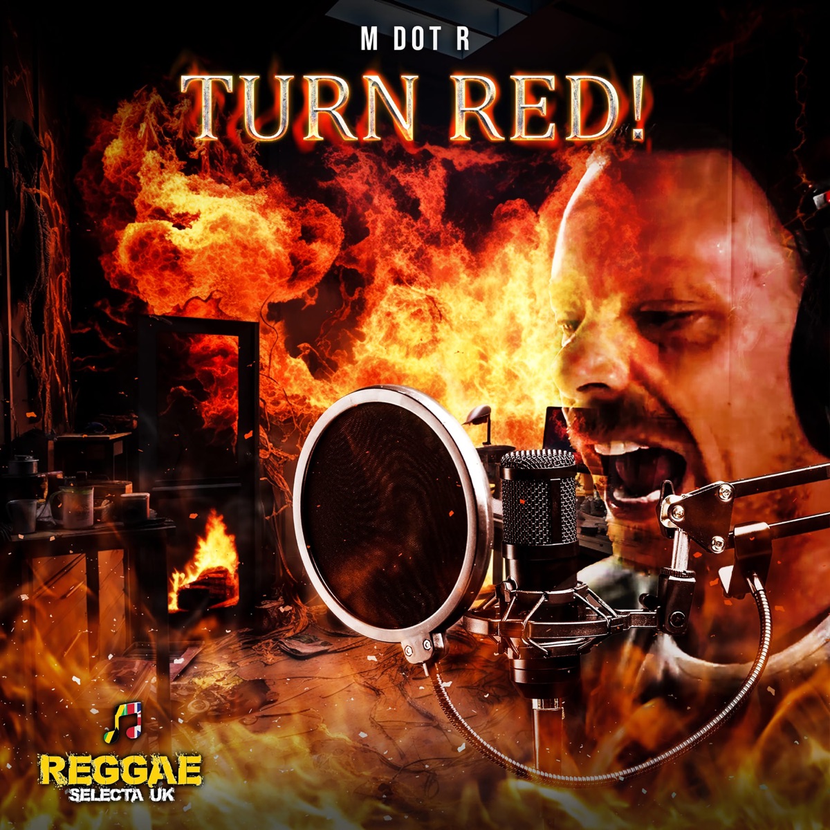 Turn Red - Single by M Dot R album cover