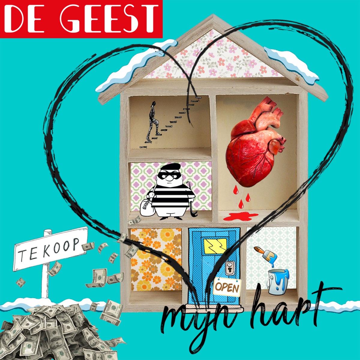 Mijn Hart - Single by De Geest album cover