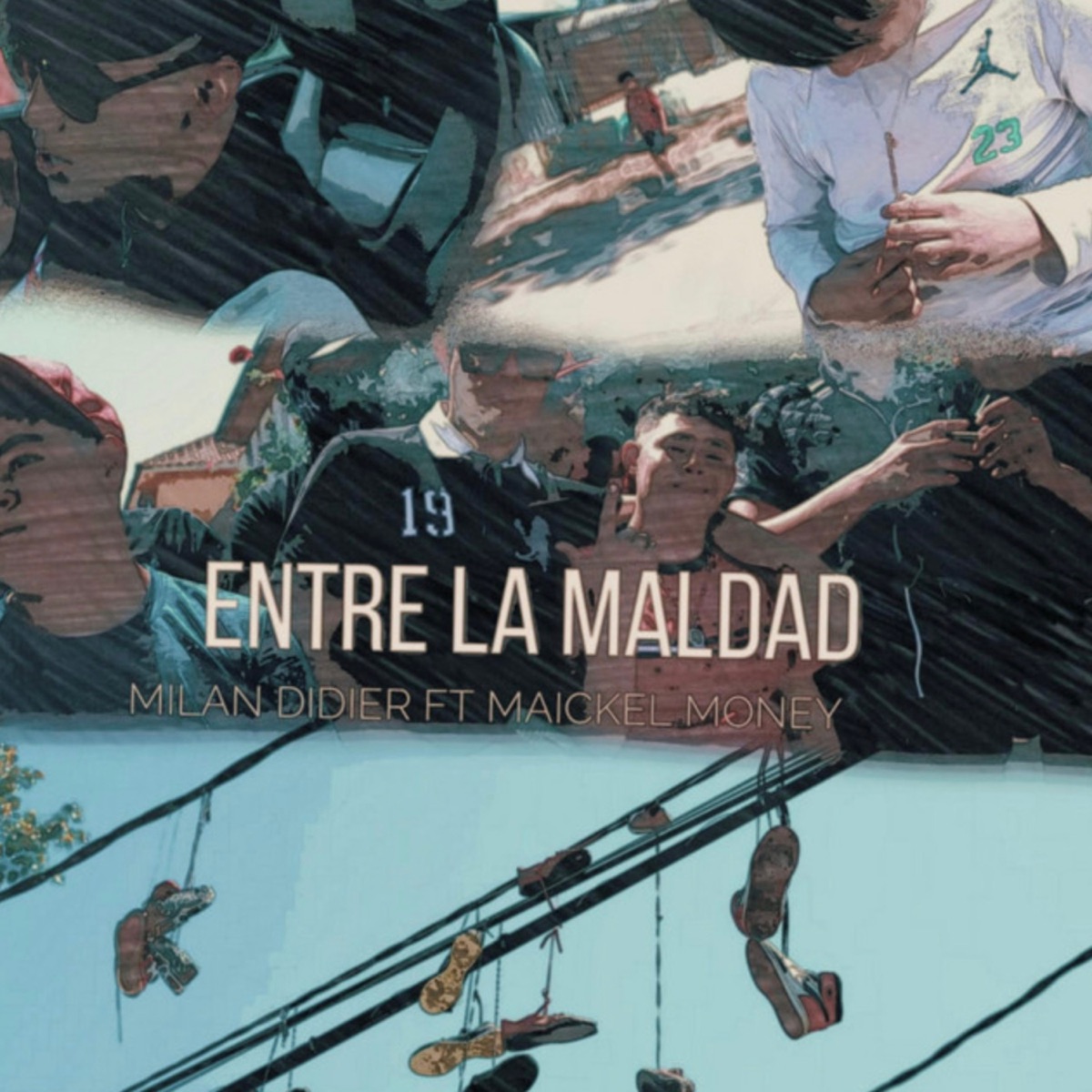 Entre La Maldad - Single by milan didier album cover