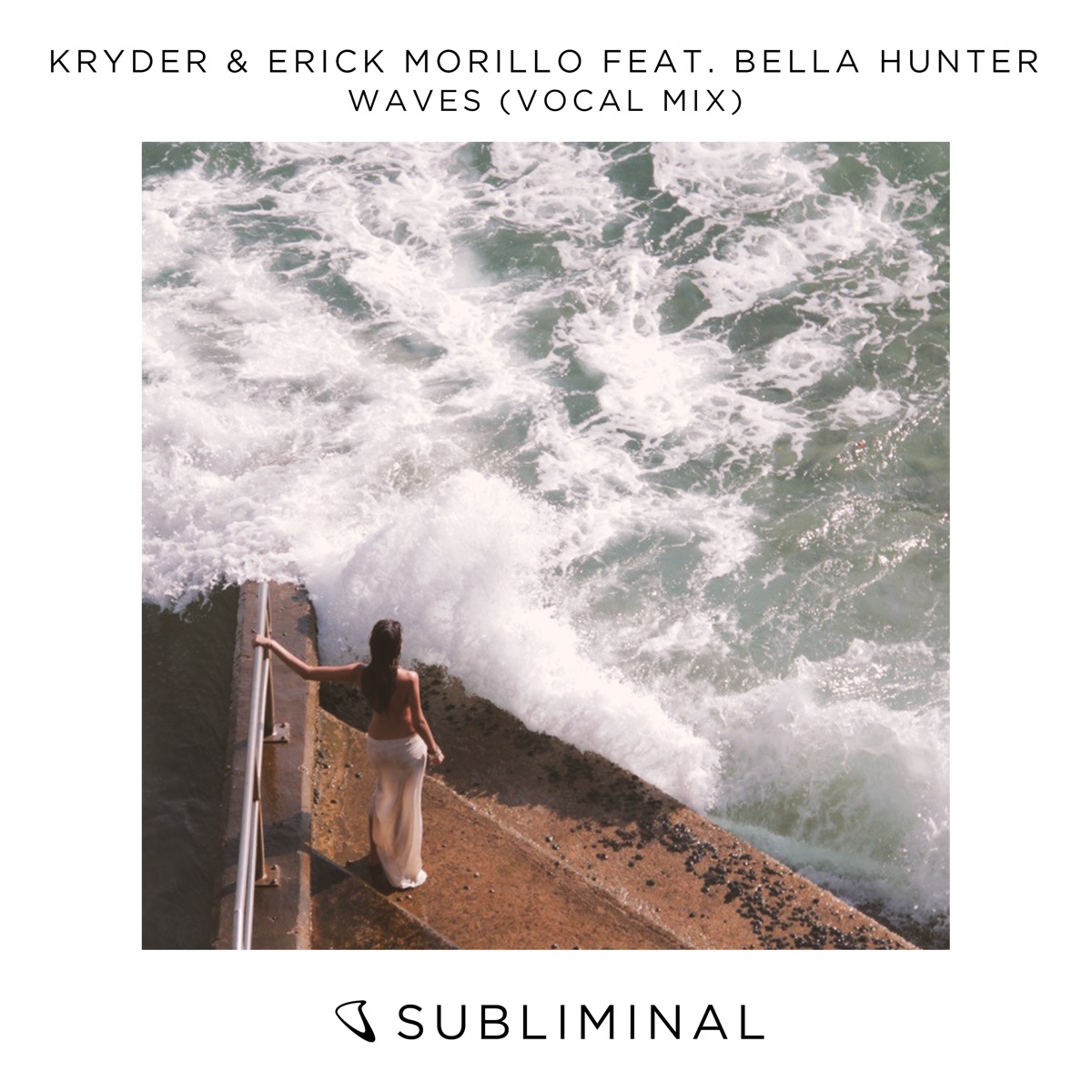 Waves (feat. Bella Hunter) [Vocal Mix] - Single by Kryder & Erick Morillo album cover