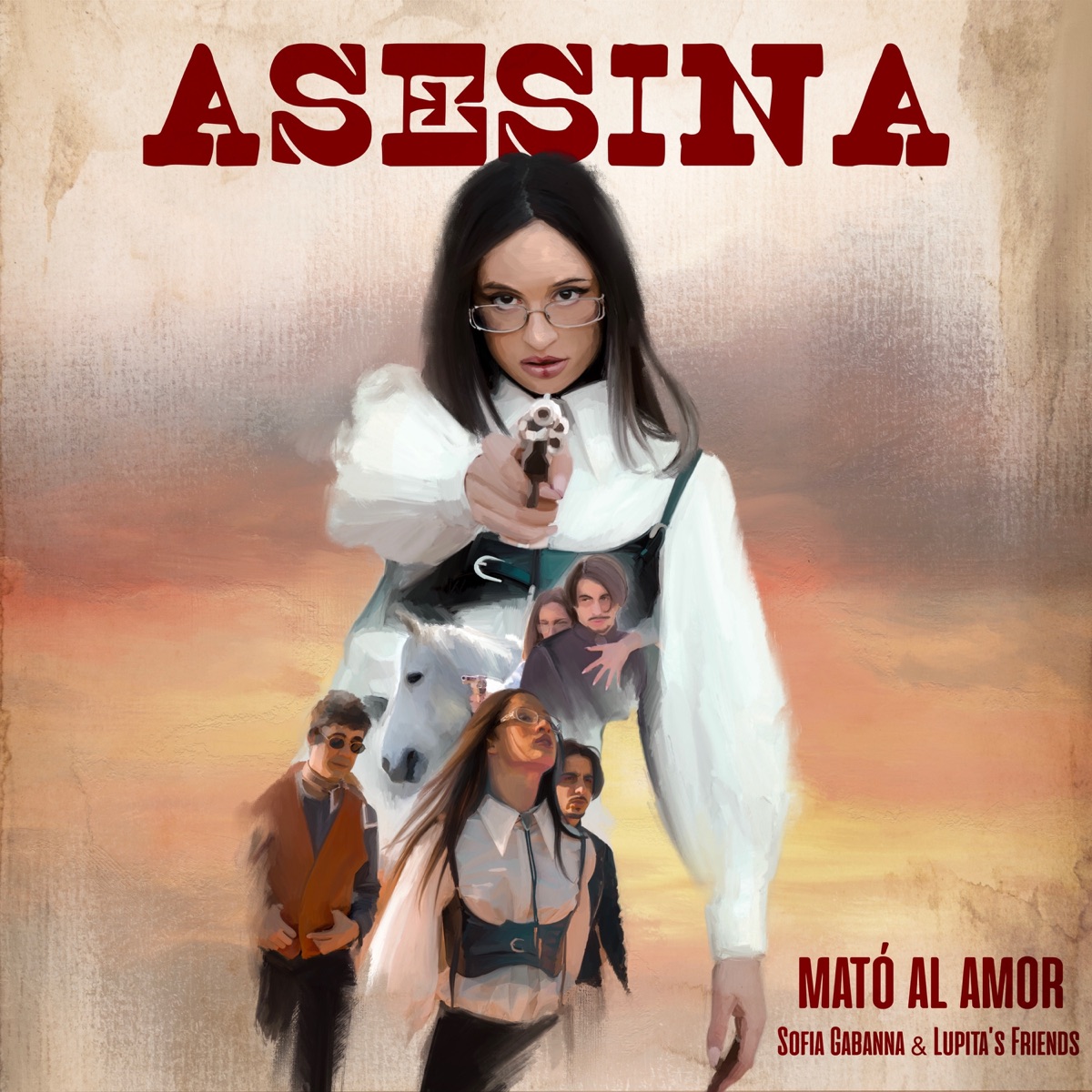 Asesina - Single by Sofía Gabanna & Lupita's Friends album cover