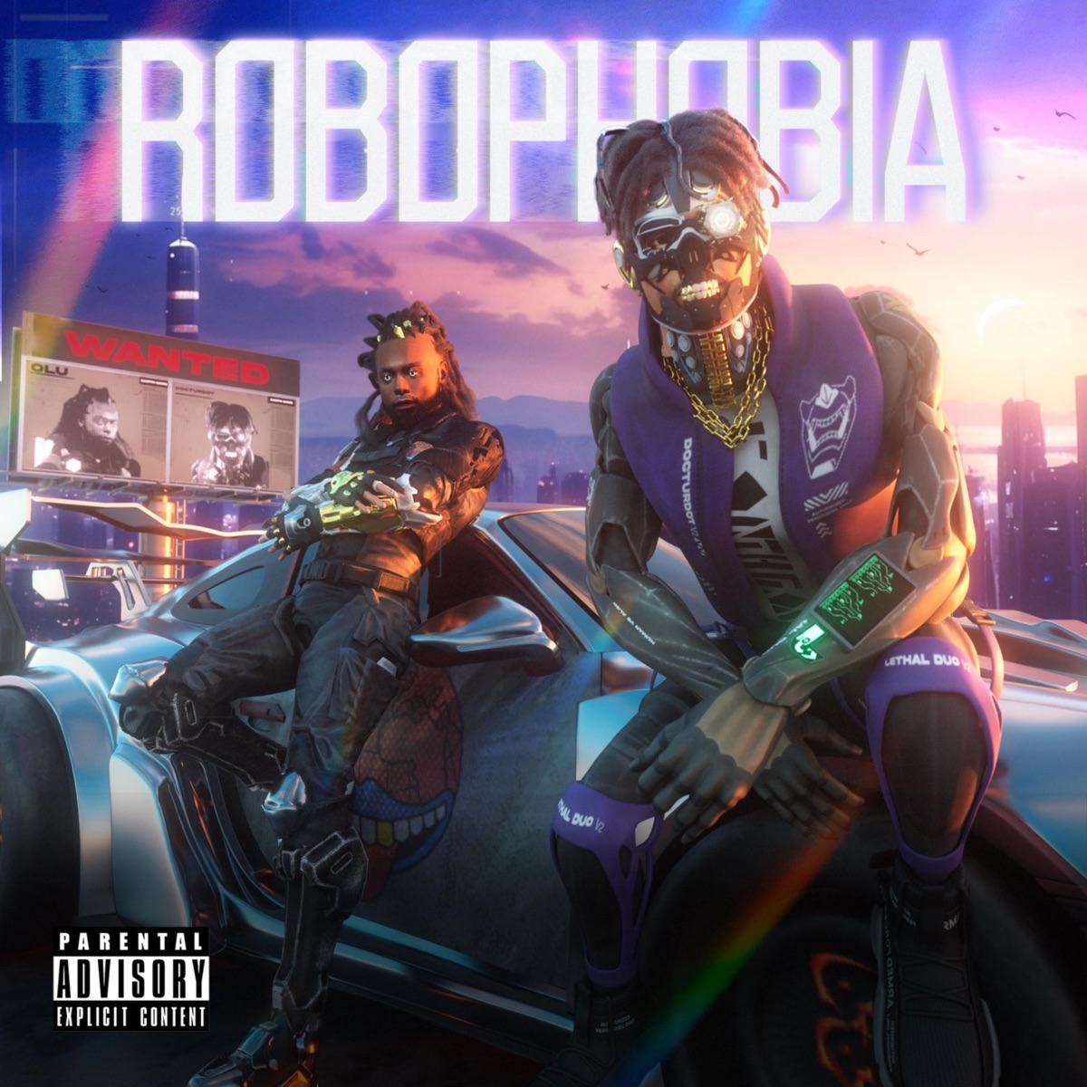 ROBOPHOBIA - EP by EARTHGANG & Spillage Village album cover