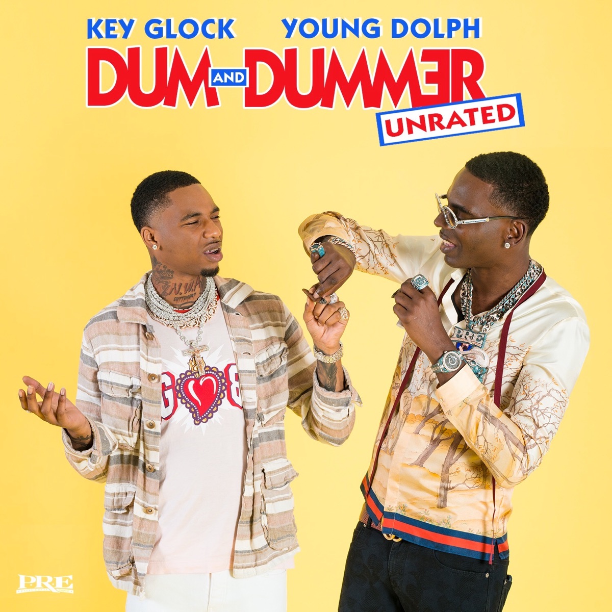Dum and Dummer by Young Dolph & Key Glock album cover