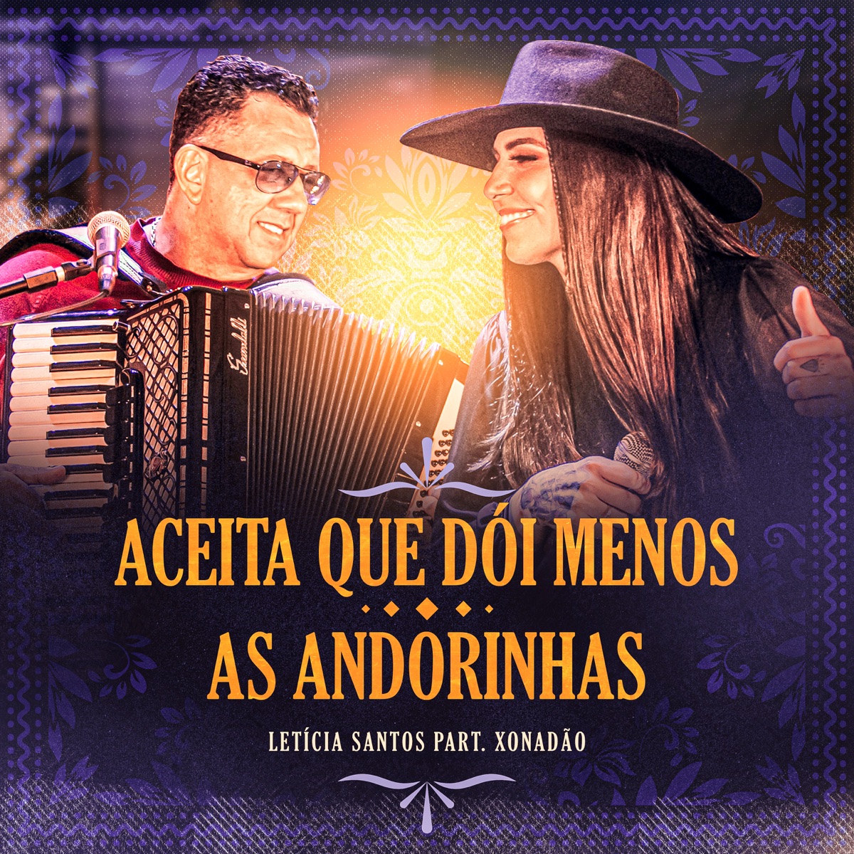 Aceita Que Dói Menos / As Andorinhas (feat. Xonadão) - Single by Letícia Santos album cover