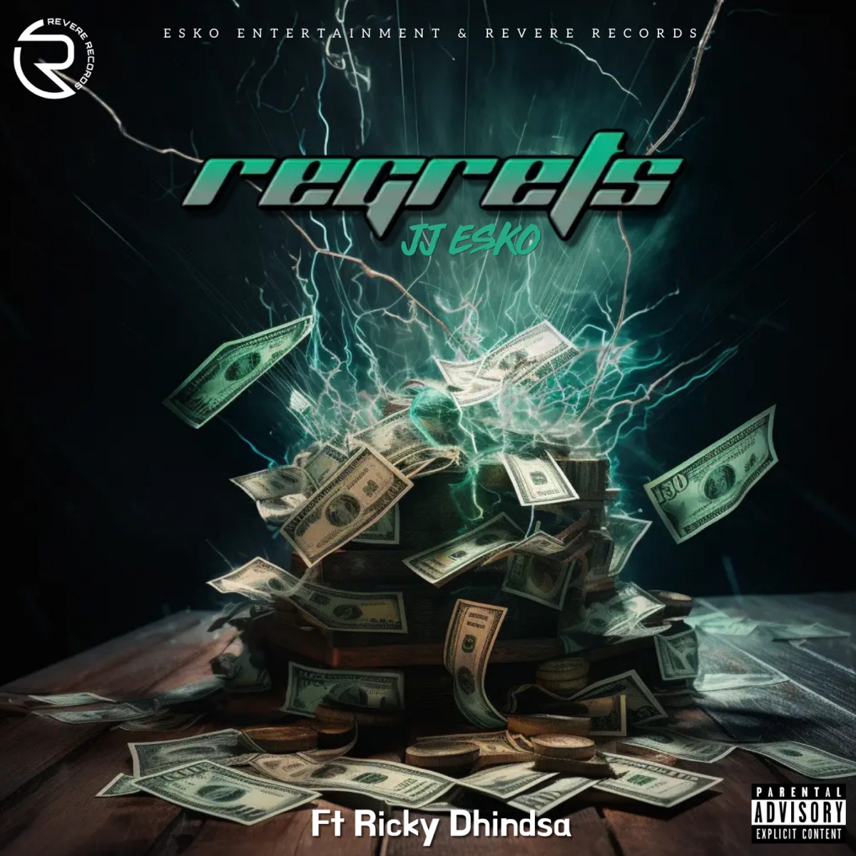 Regrets (feat. Ricky Dhindsa) - Single by JJ Esko album cover