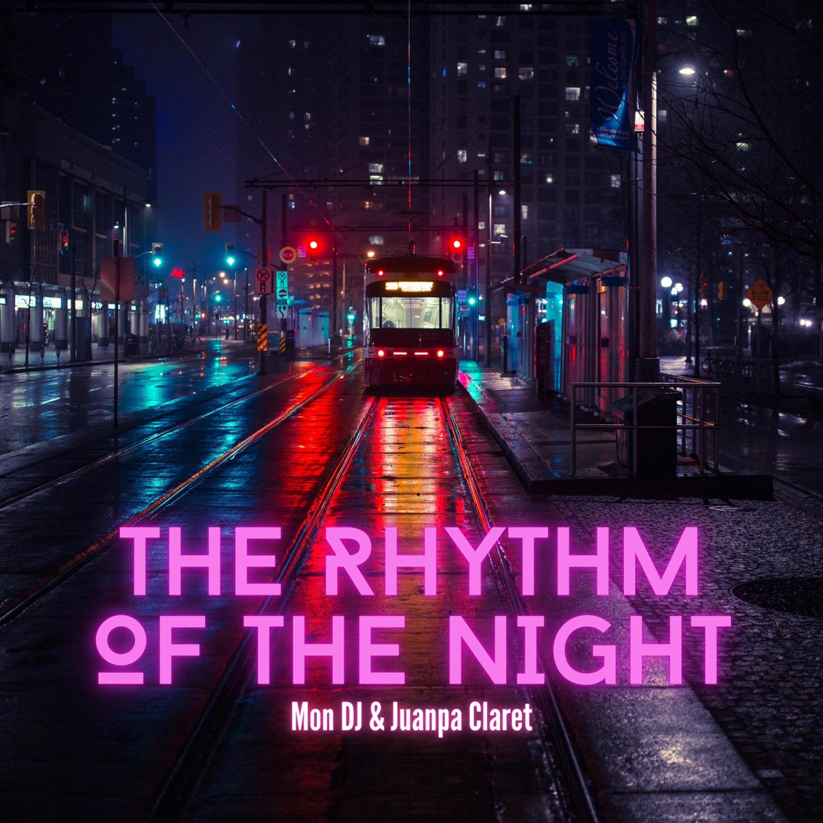 Rhythm of the night (Radio Edit) - Single by Mon Dj & Juanpa Claret album cover