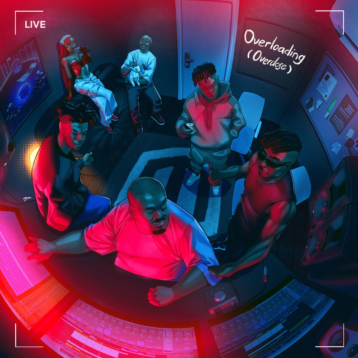 Overloading (OVERDOSE) [feat. LADIPOE, Magixx & Boy Spyce] - Single by Mavins, Crayon & Ayra Starr album cover
