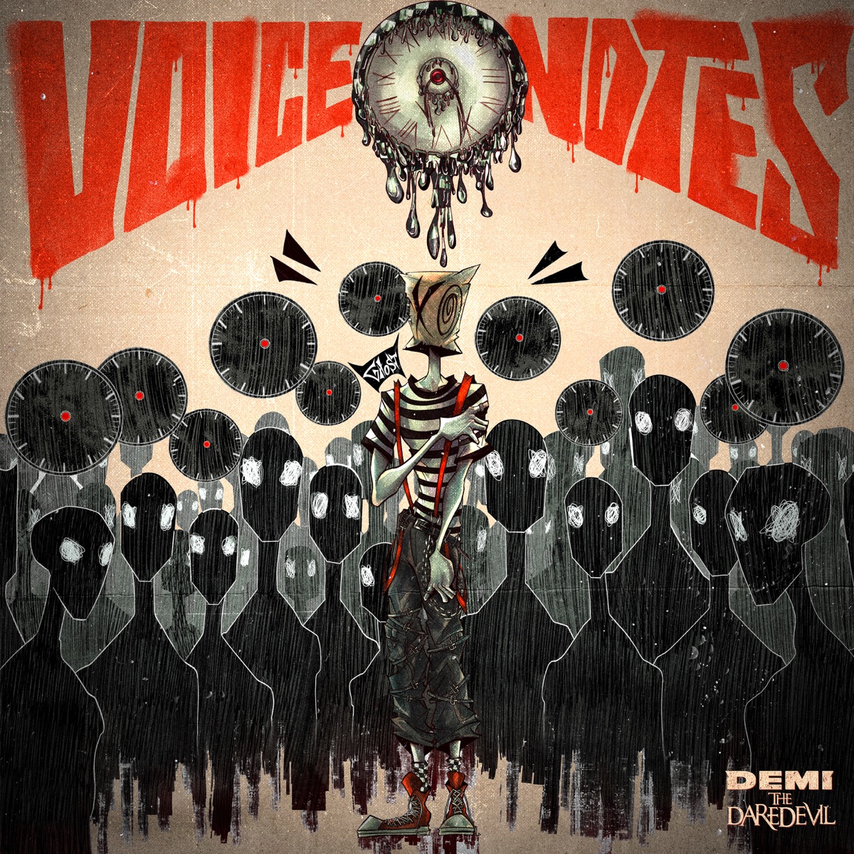 Voice Notes - Single by Demi the Daredevil & Ethan Gander album cover