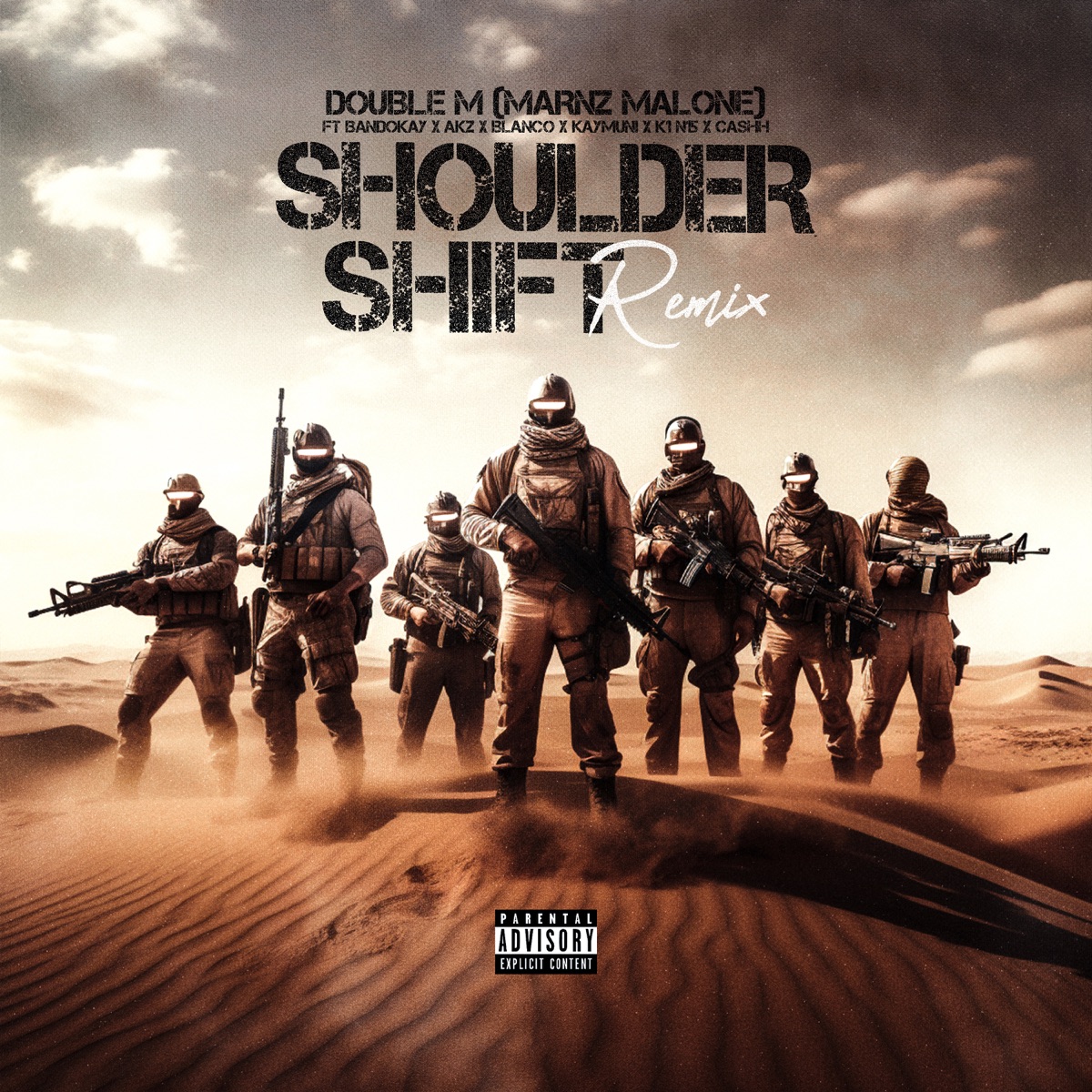 Shoulder Shift (Remix) [feat. Akz, KayMuni, K1 Never Forget Loyalty & Cashh] - Single by Marnz Malone, Bandokay & Blanco album cover