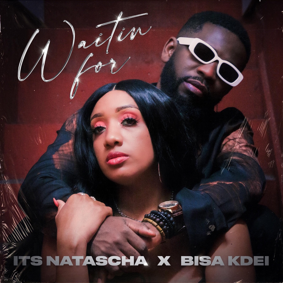 Waitin For - Single by Its Natascha & Bisa Kdei album cover