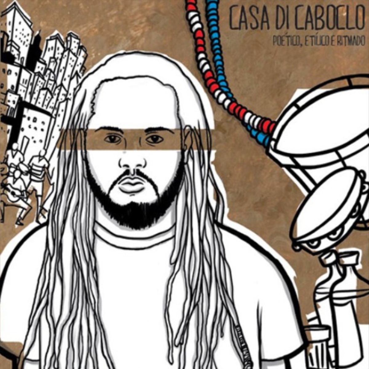 Poético, Etílico e Ritmado by Leo Casa 1, Casa di Caboclo & Crespo album cover