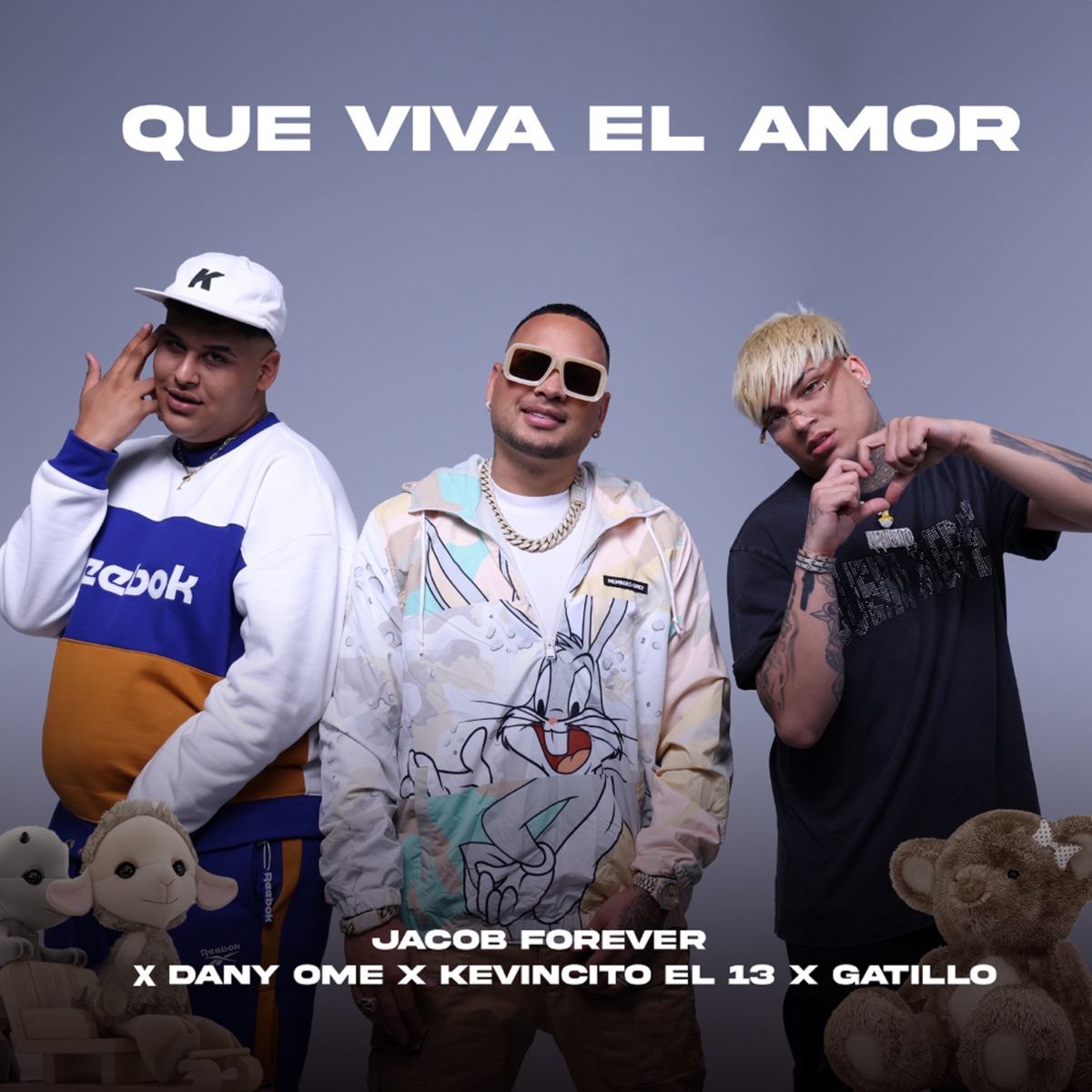 Que Viva el Amor (feat. Kevincito El 13) - Single by Jacob Forever, Dany Ome & Gatillo album cover