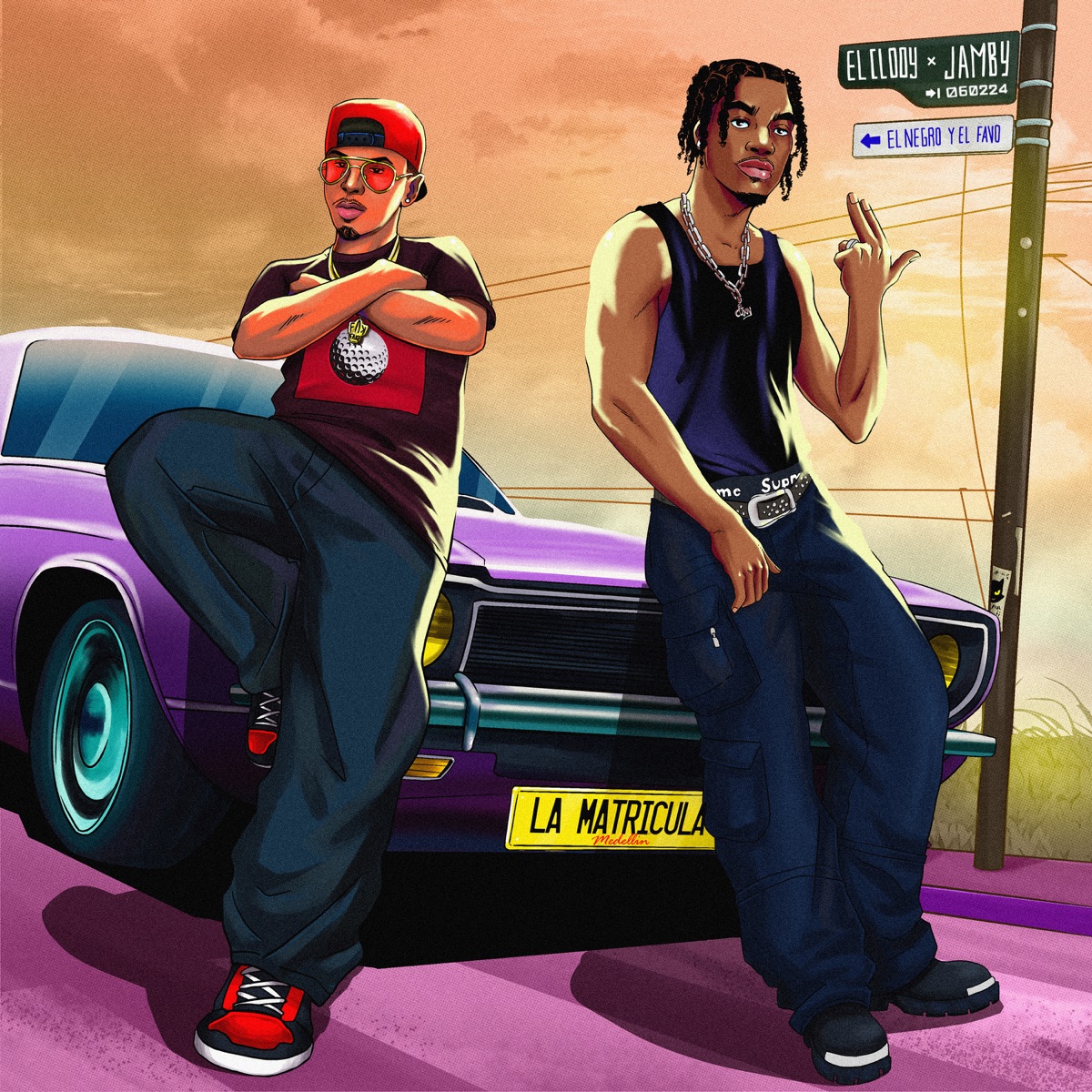 La Matrícula - Single by El Clooy, Jamby el Favo & COQE album cover