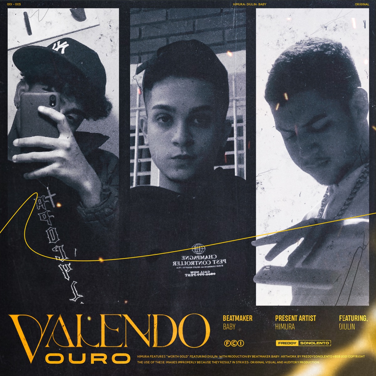 VALENDO OURO - Single by HIMURA, Diulin & Baby album cover
