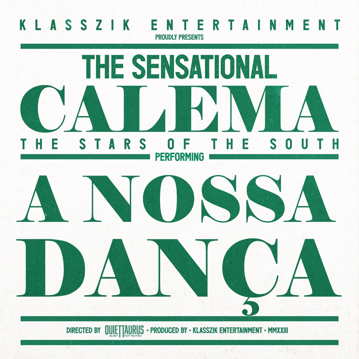 A Nossa Dança - Single by Calema album cover