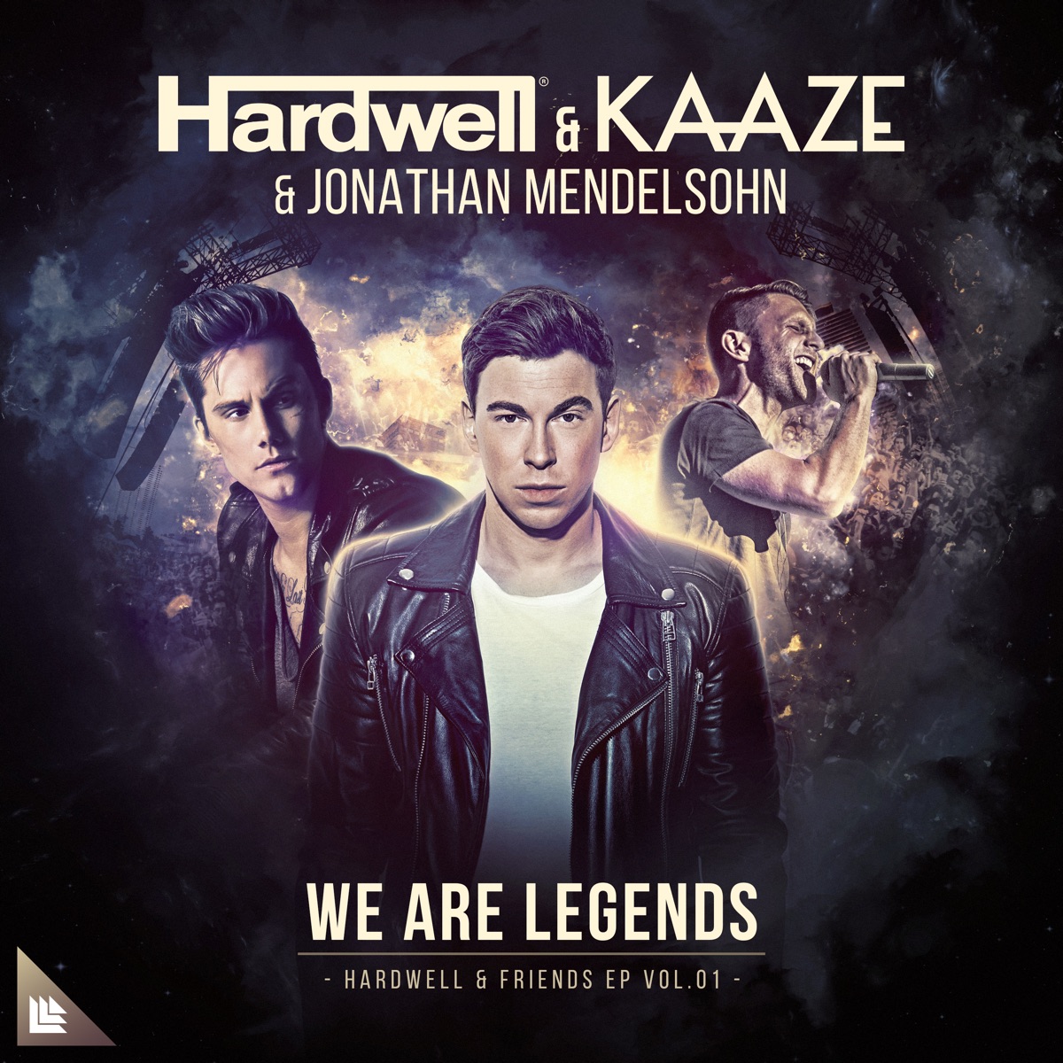 We Are Legends - Single by Hardwell, Kaaze & Jonathan Mendelsohn album cover