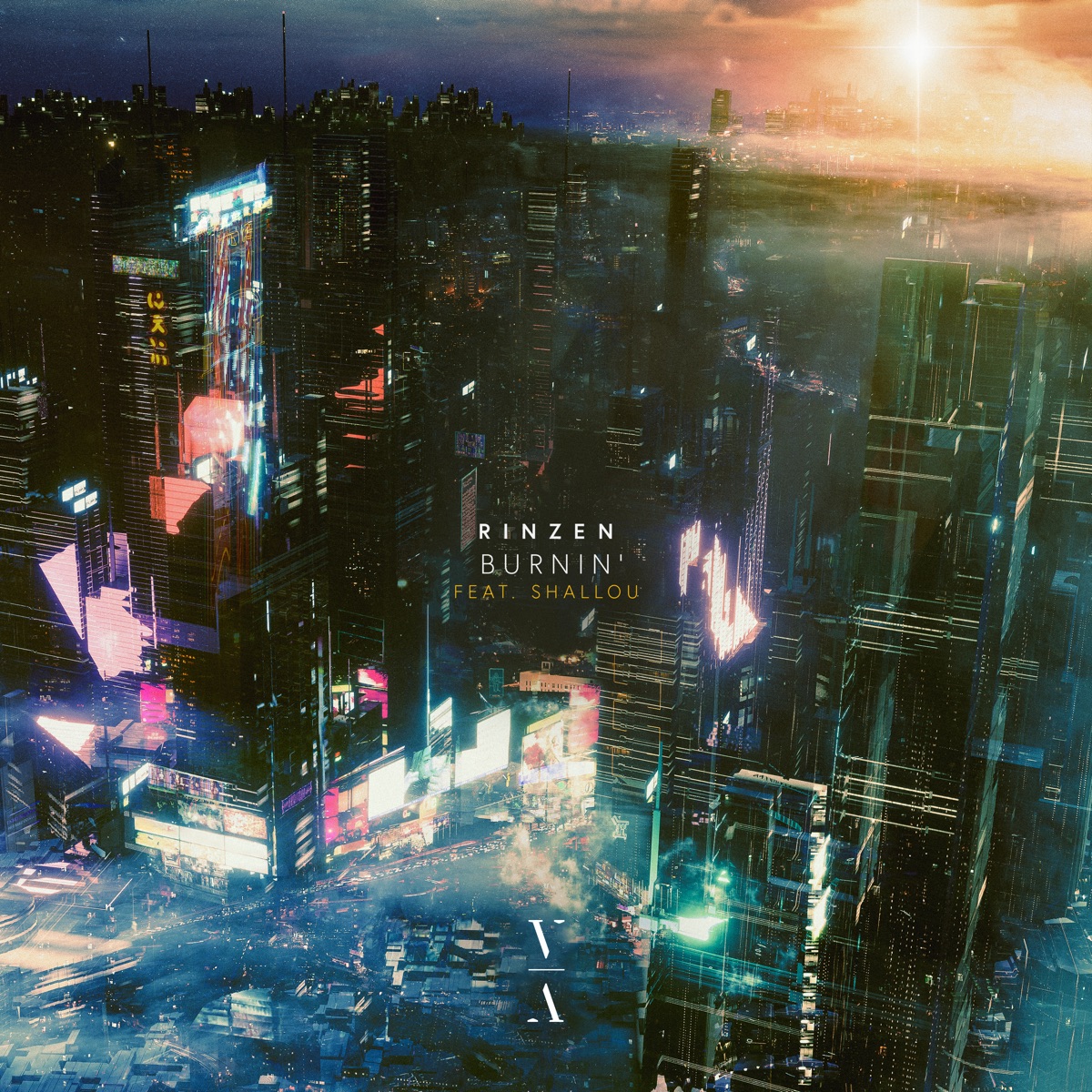 Burnin' (feat. Shallou) - Single by Rinzen album cover