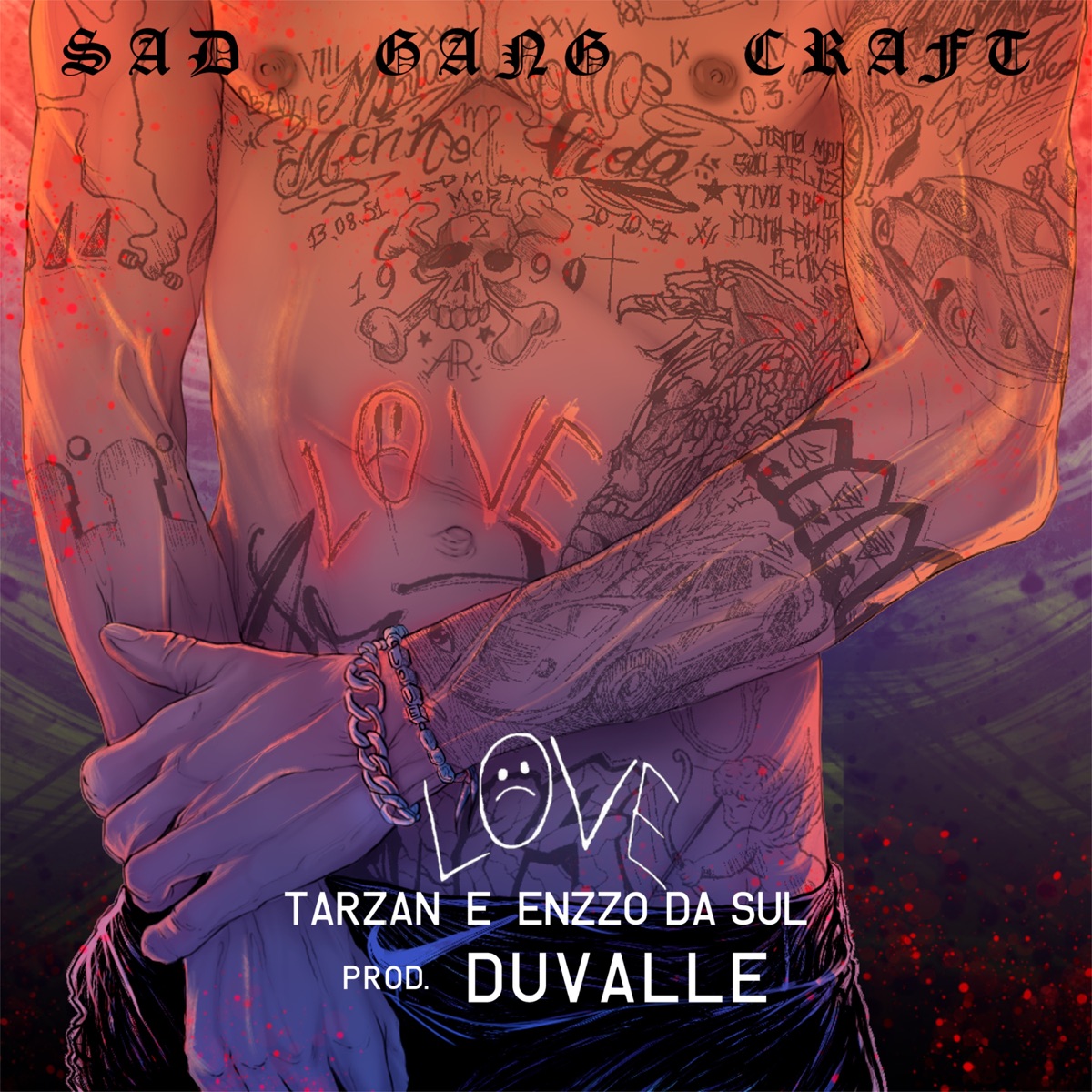 LOVE - Single by Tarzan, Enzzo da Sul & Duvalle album cover