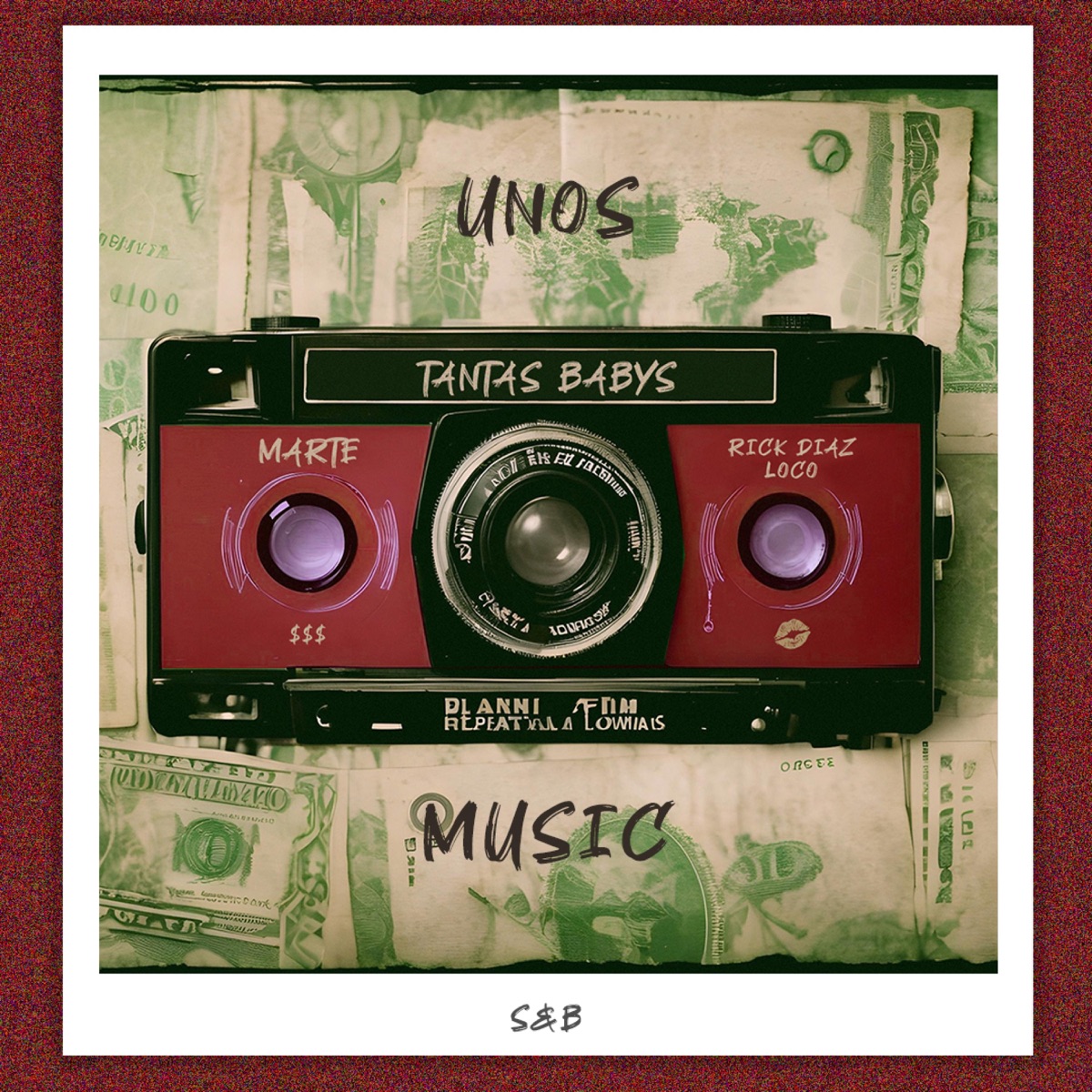 TANTAS BABYS (feat. Marte. & Rick Diaz Loco) - Single by Unos Music album cover