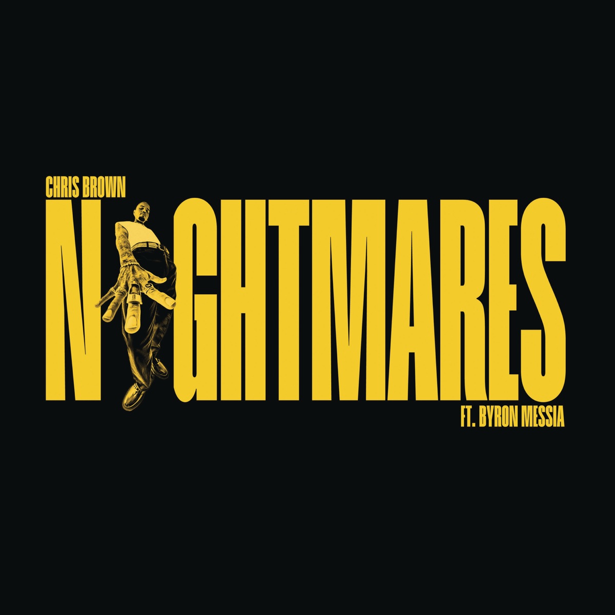 Nightmares (feat. Byron Messia) - Single by Chris Brown album cover