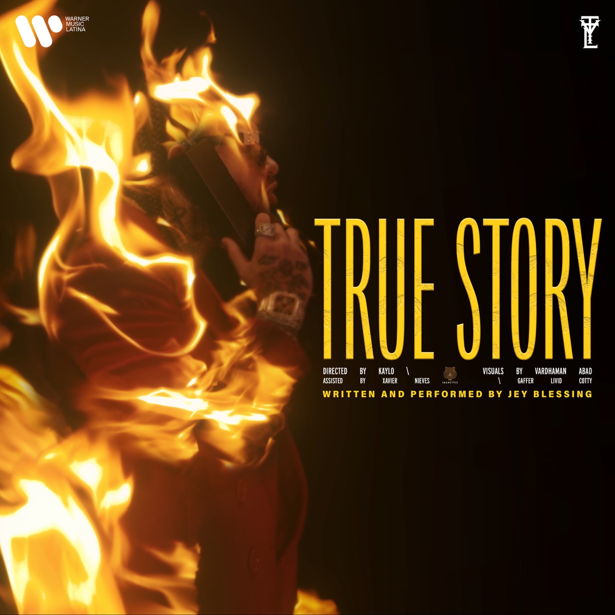 TRUE STORY - Single by Jey Blessing album cover