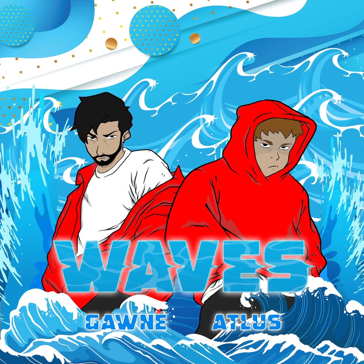 Waves by Gawne & Atlus album cover