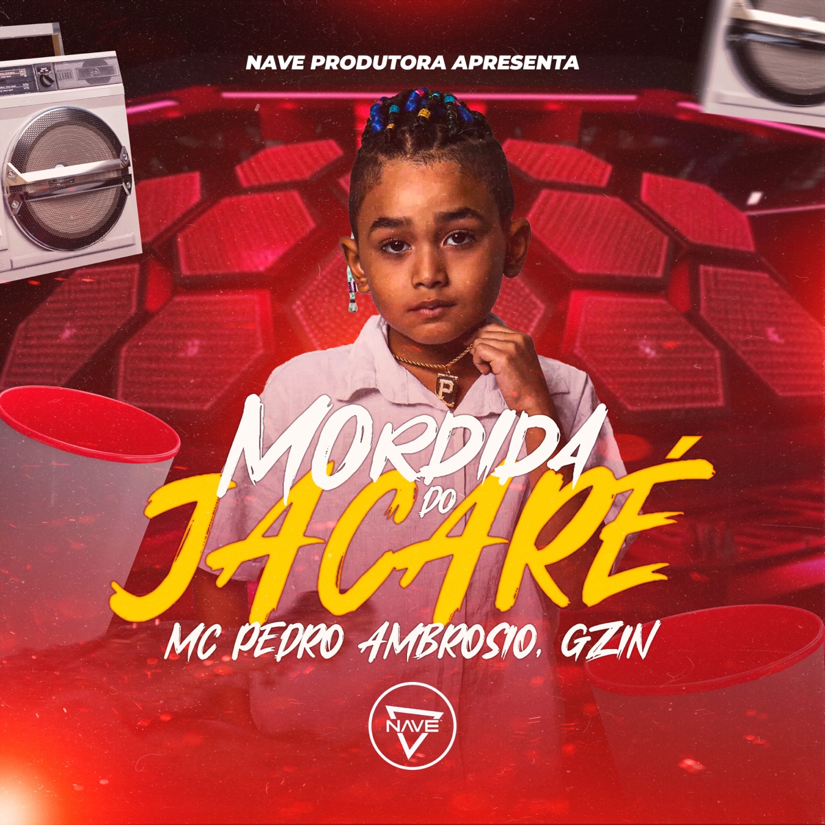 Mordida do Jacaré - Single by Mc Pedro Ambrósio & Gzin album cover