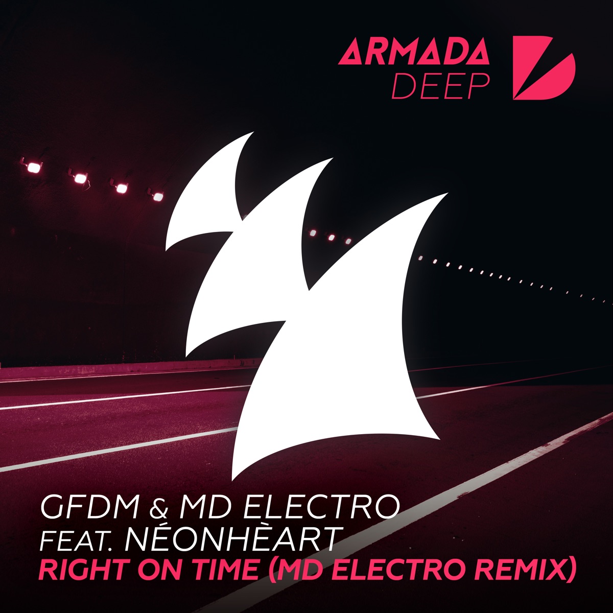 Right On Time (feat. NÉONHÈART) [MD Electro Remix] - Single by GFDM & MD Electro album cover