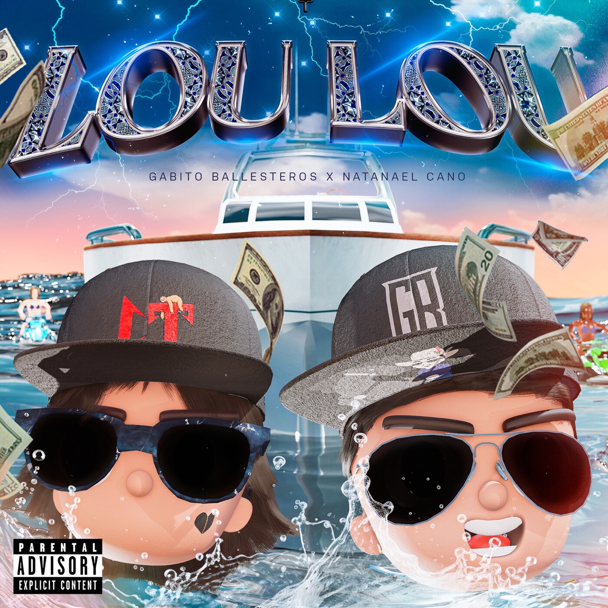LOU LOU - Single by Gabito Ballesteros & Natanael Cano album cover