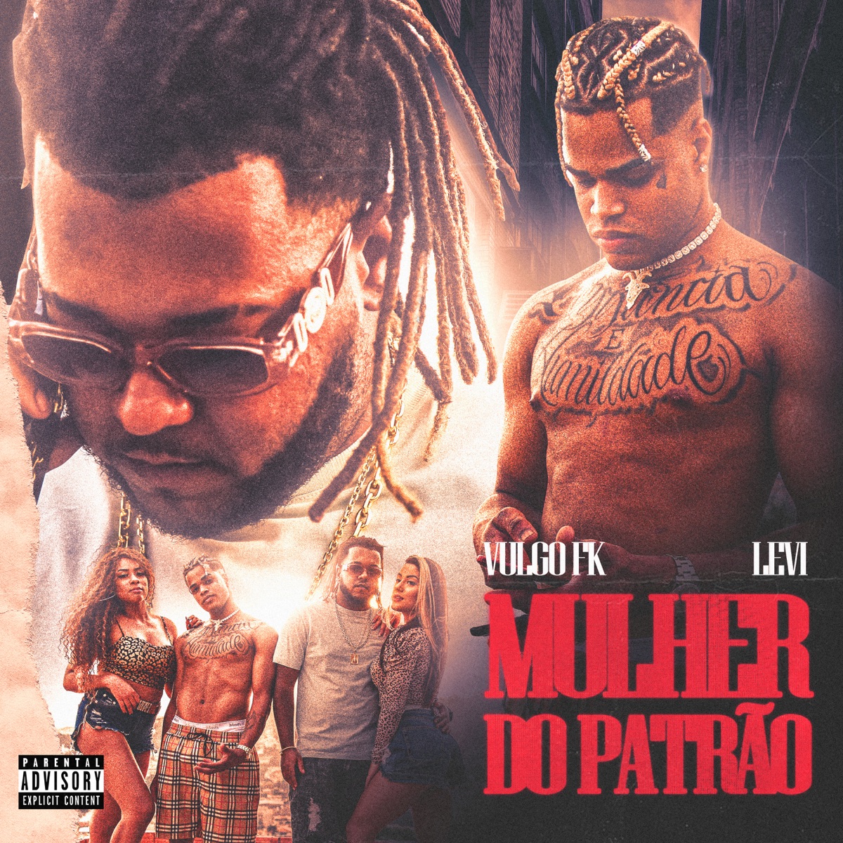 Mulher do Patrão - Single by Vulgo FK & Levi album cover