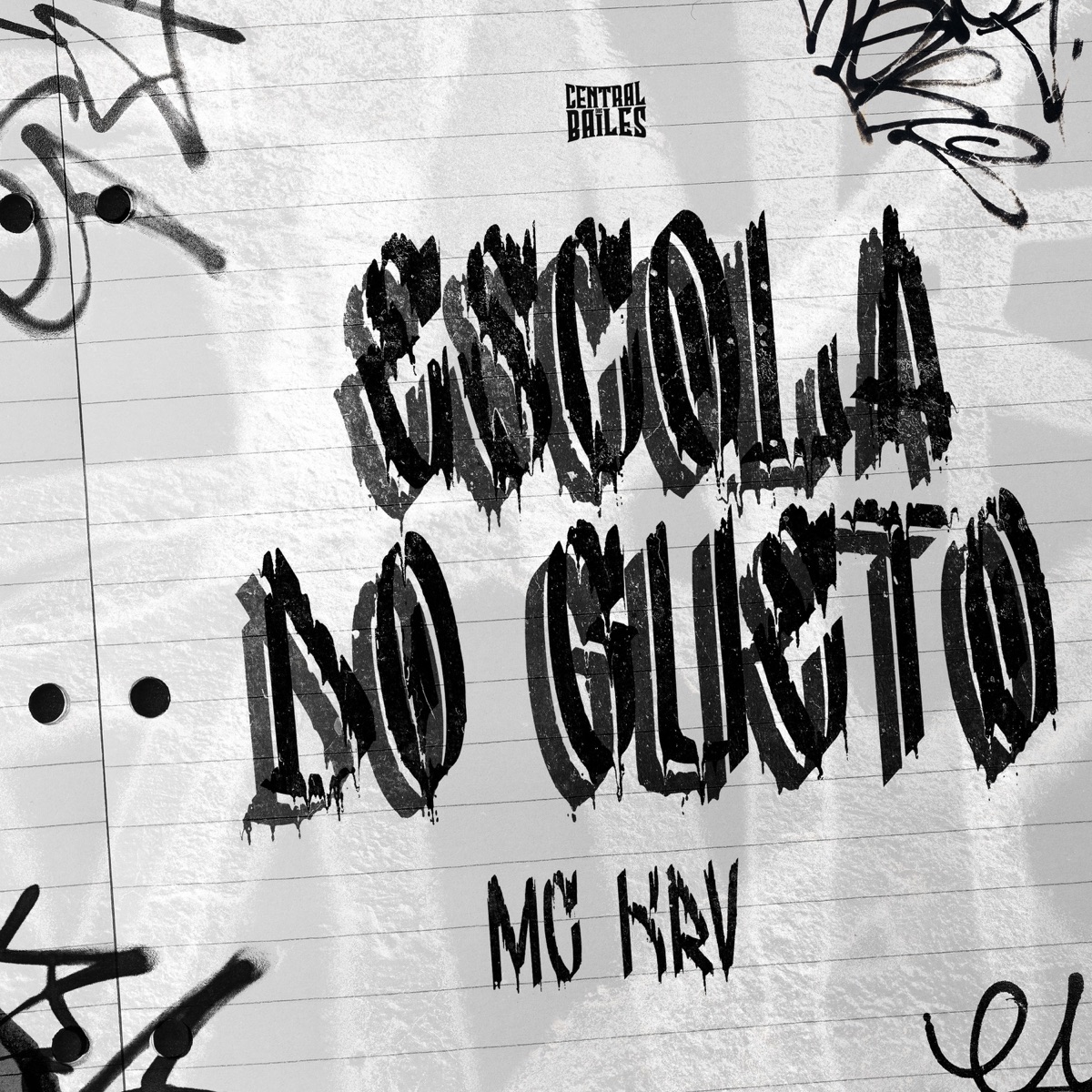Escola Do Gueto (feat. Fahel) - Single by Mc KRV album cover