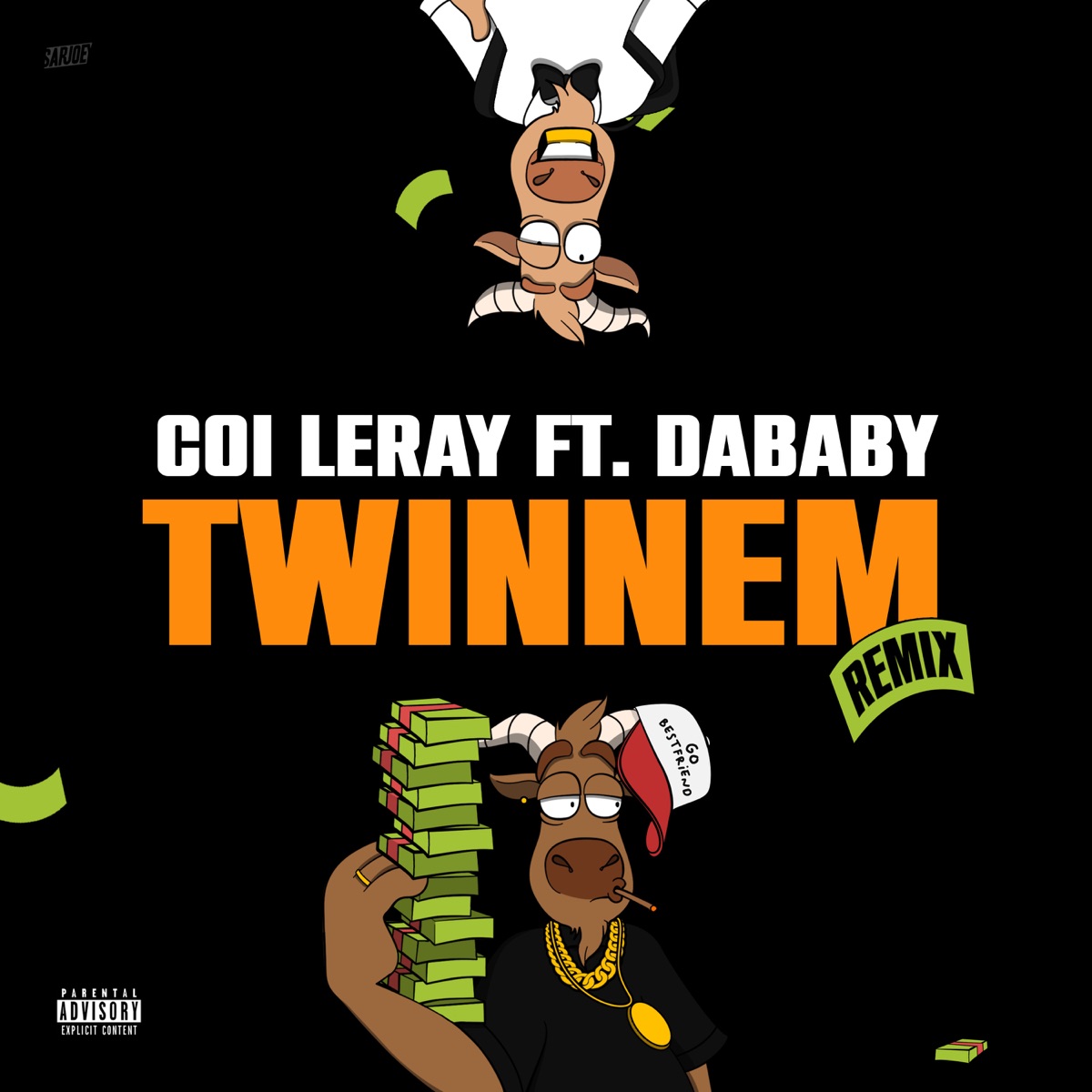 TWINNEM (feat. DaBaby) [Remix] - Single by Coi Leray album cover artwork