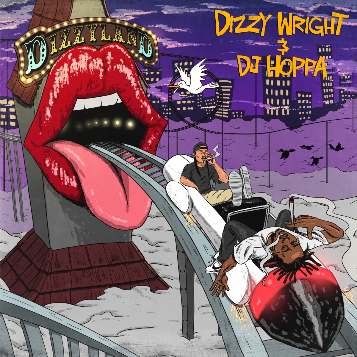 Dizzyland by Dizzy Wright & DJ Hoppa album cover