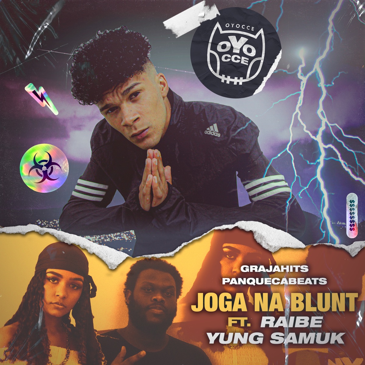 Joga na Blunt (feat. Raibe & Yung Samuk) - Single by Oyocce, GrajaHits & Panquecabeats album cover