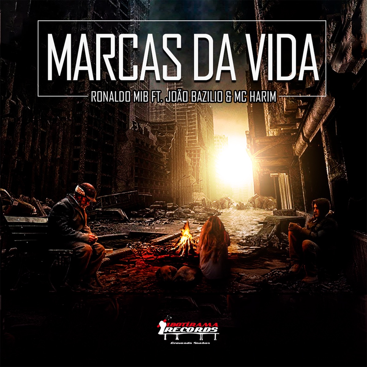 Marcas da Vida (feat. João Bazilio & Mc Harim) - Single by Ronaldo Mib album cover