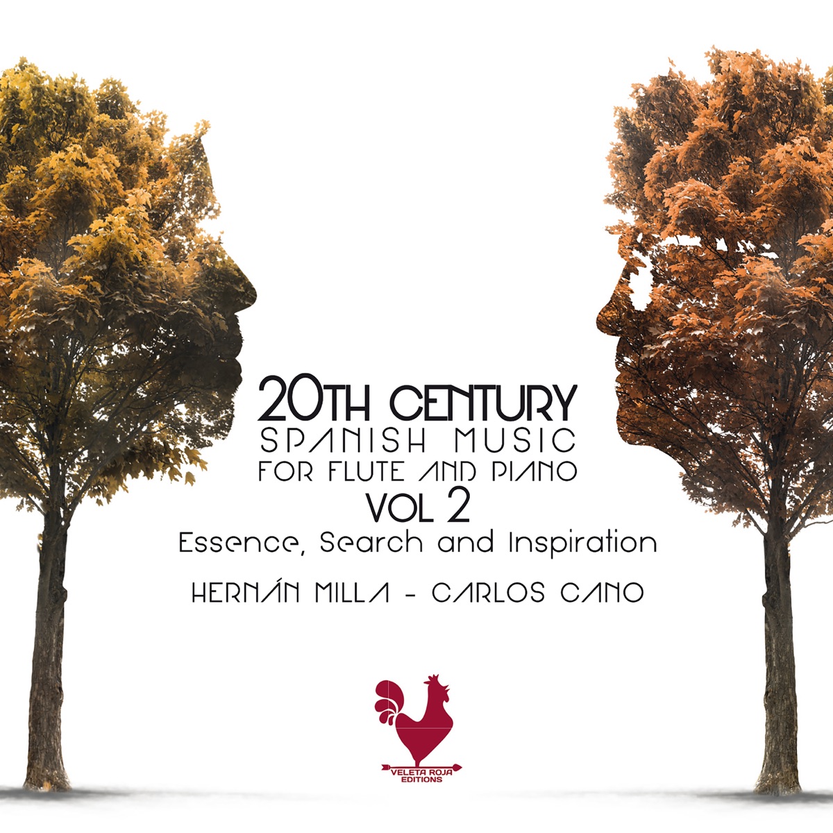 20th Century Spanish Music for Flute and Piano Vol. 2 by Carlos Cano Escribá & Hernán Milla album cover