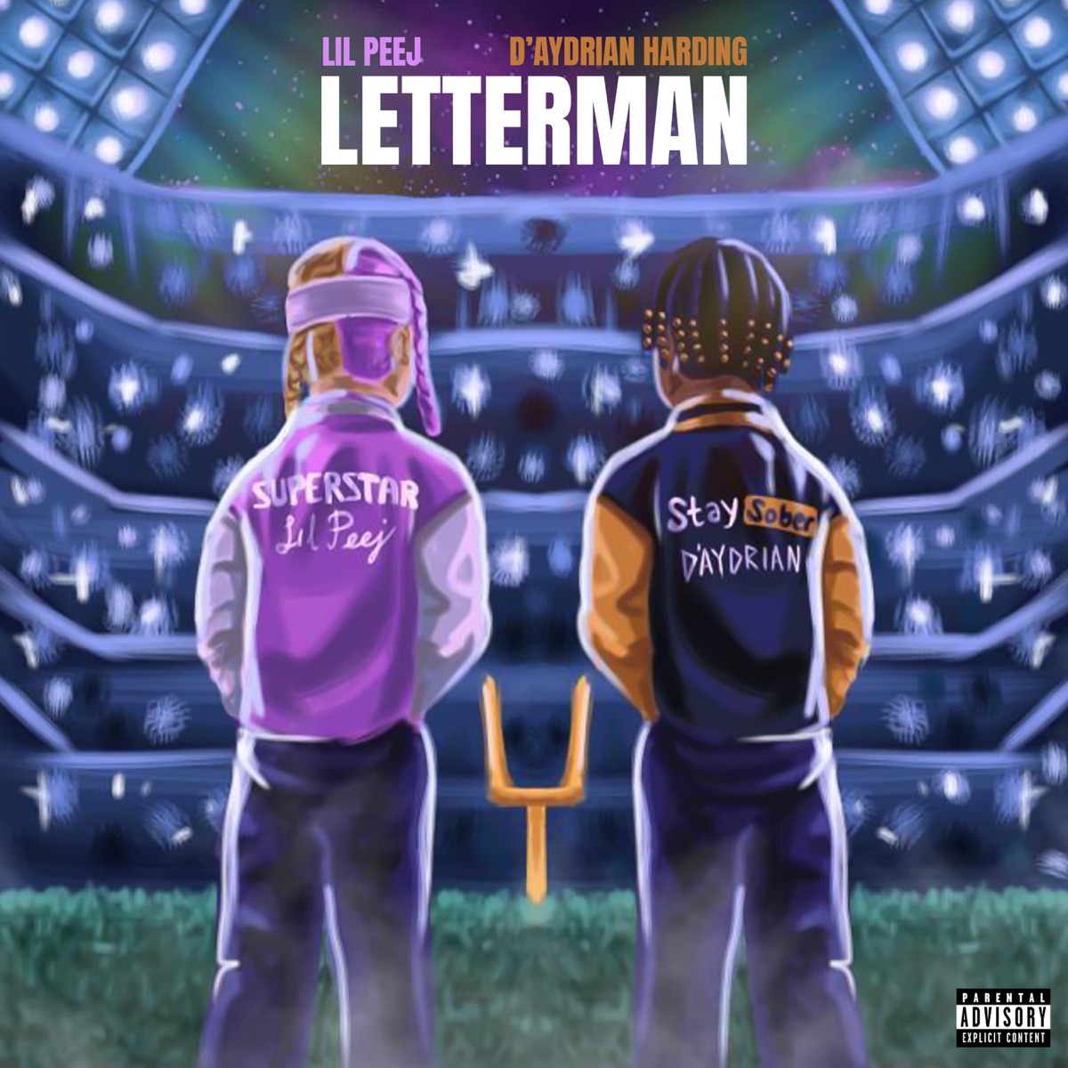 Letterman - Single by Lil Peej & D'Aydrian Harding album cover