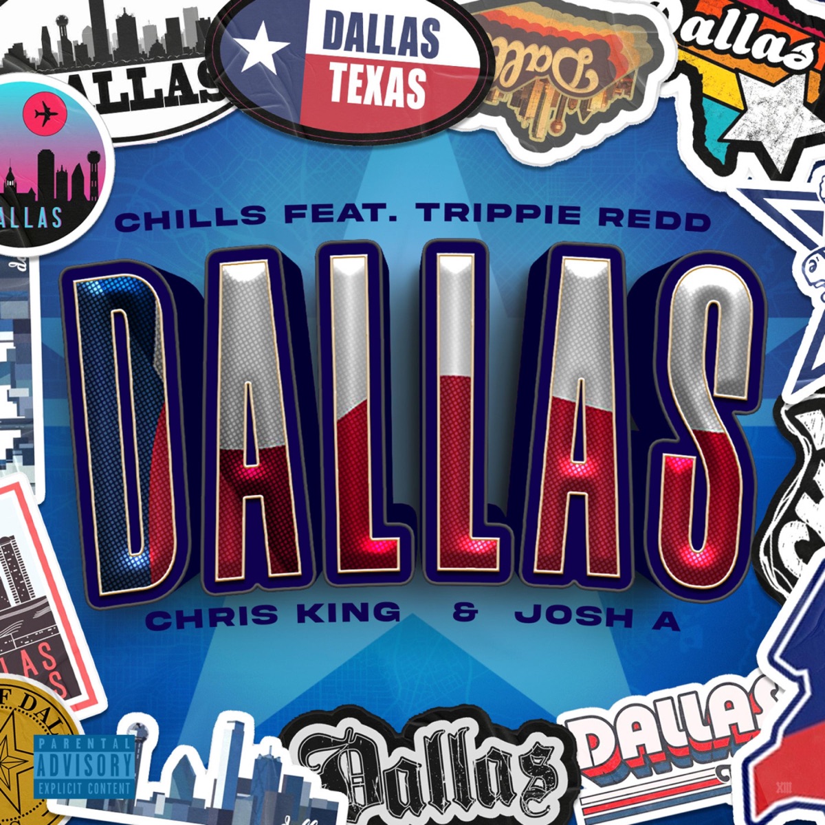 Dallas (feat. Trippie Redd) - Single by Chris King, Chills & Josh A album cover