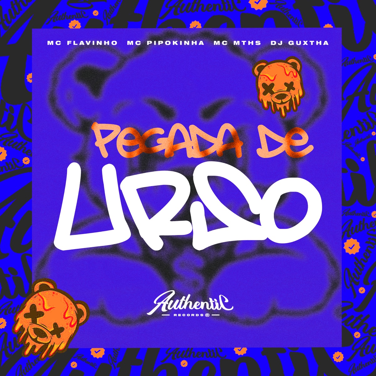 Pegada de Urso (feat. MC Pipokinha, MC Flavinho & MC MTHS) - Single by DJ GUXTHA album cover