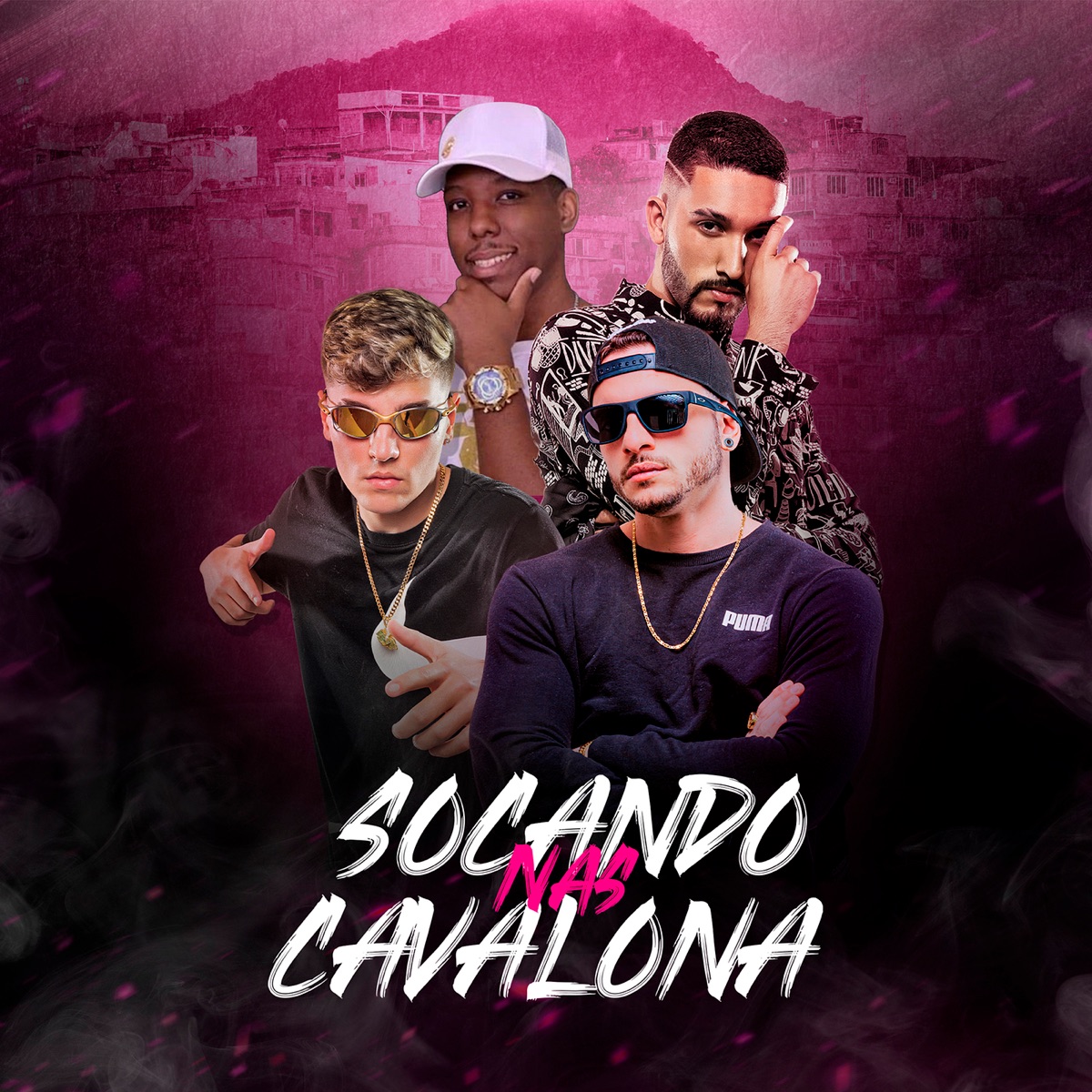 Socando Nas Cavalona (feat. MC Gedai) - Single by DJ CARAI, MC Dom Lp & DJ Luan Qr album cover