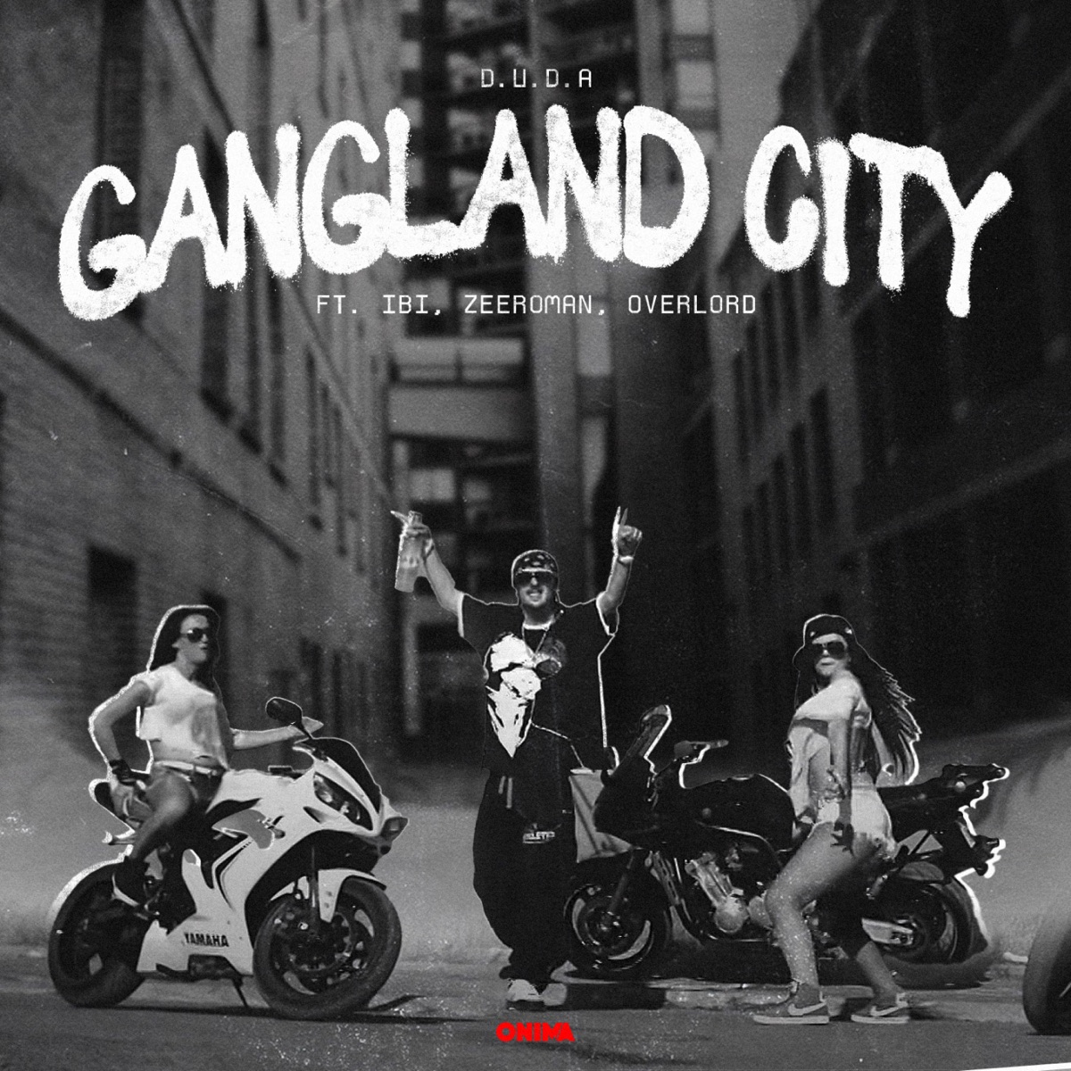 GangLand City (feat. ZeeroMan, Ibi & OverLord) - Single by Duda album cover