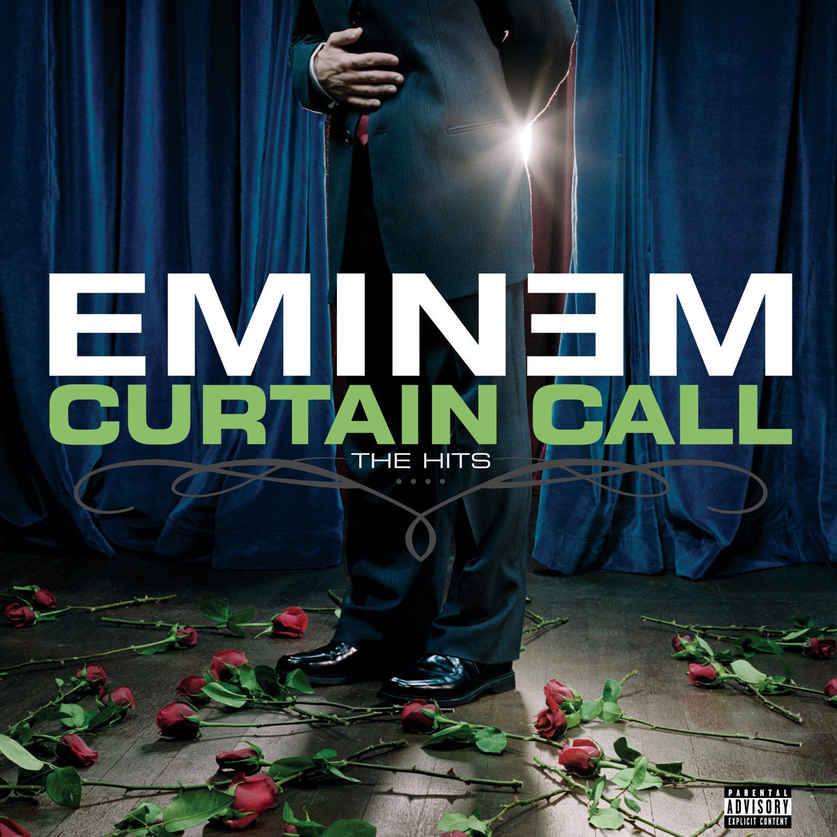 Curtain Call: The Hits (Deluxe Edition) by Eminem album cover