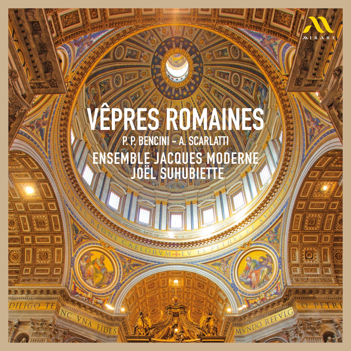 Vêpres romaines by Ensemble Jacques Moderne & Joël Suhubiette album cover