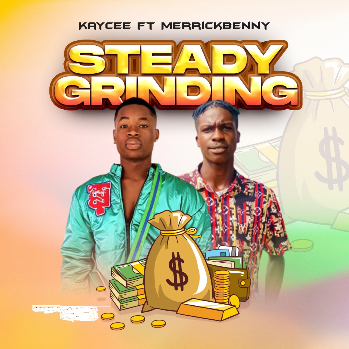 Steady Grinding (feat. MerrickBenny) - Single by Kaycee album cover