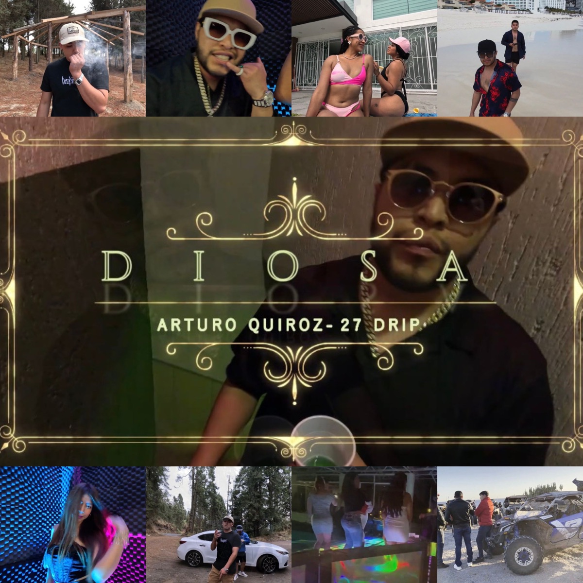 Diosa - Single by Arturo Quiroz, 27 Drip & Blacod album cover