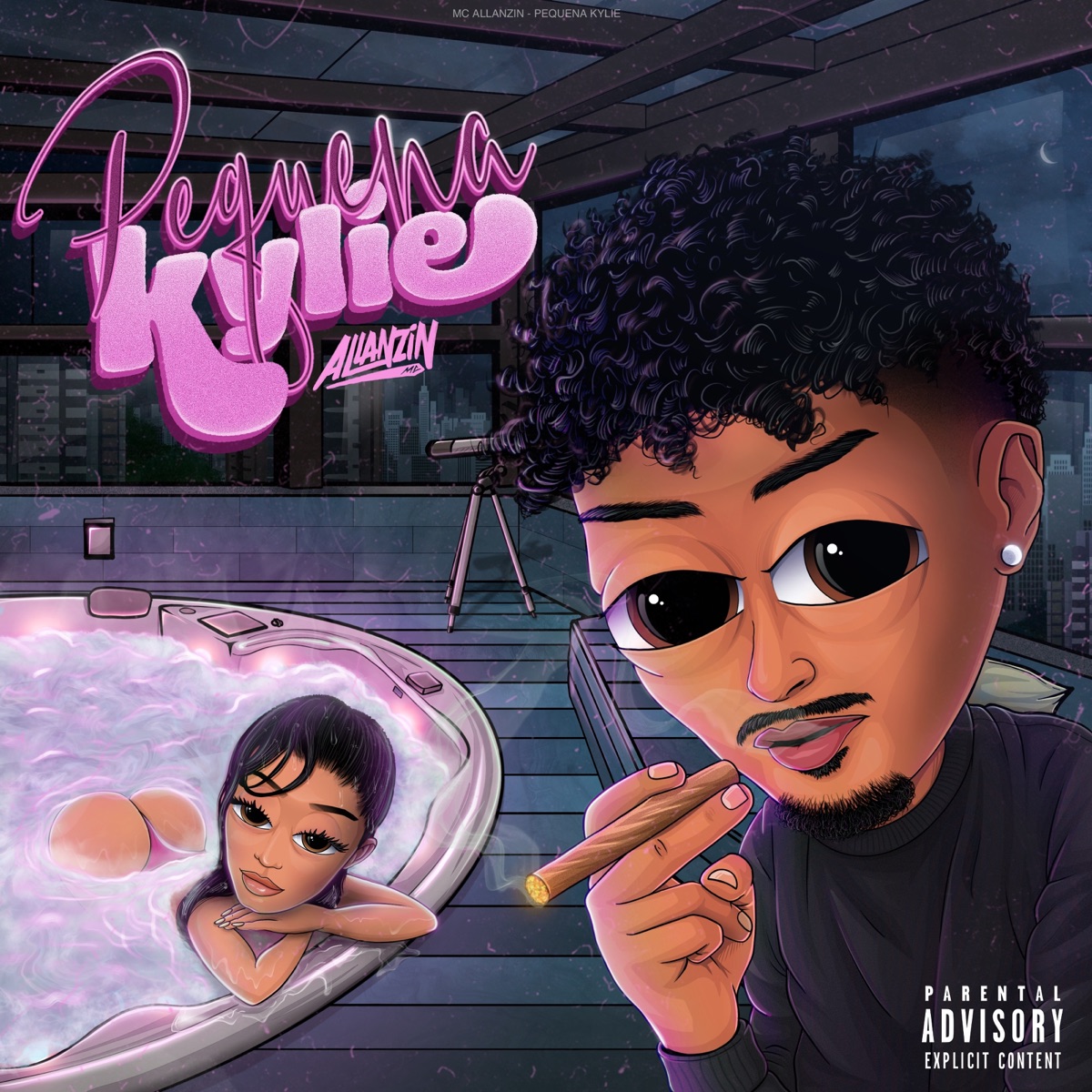 Pequena Kylie - Single by Mc Allanzin album cover