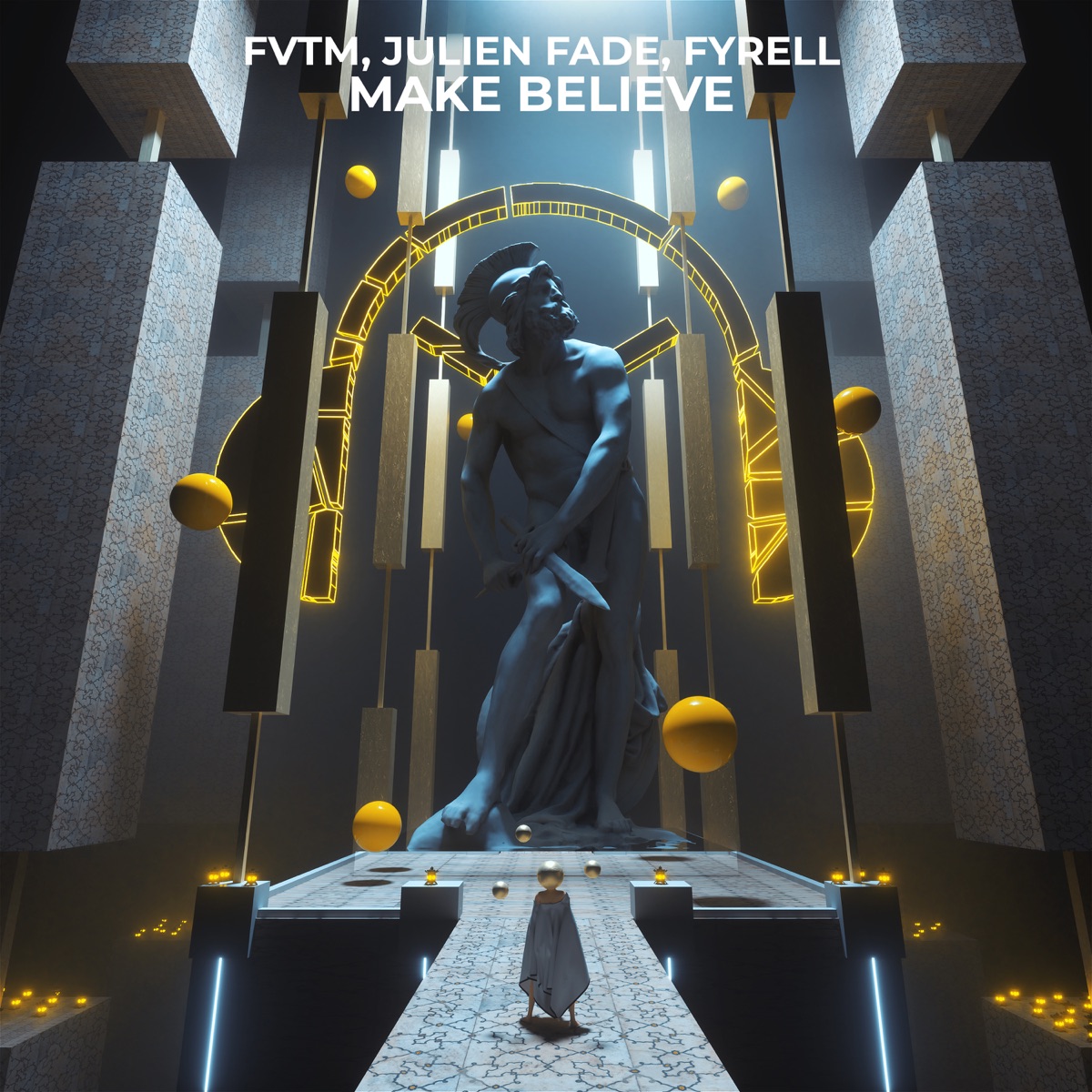 Make Believe - Single by FVTM, Julien Fade & Fyrell album cover