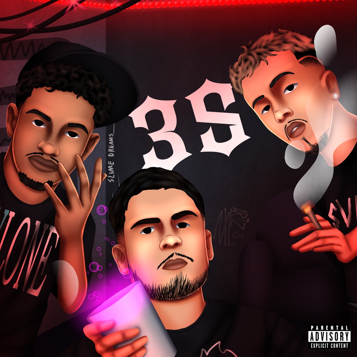 3S (feat. SLIME DREAMS) - Single by YG Saull, Sawan & Sailler Yg album cover